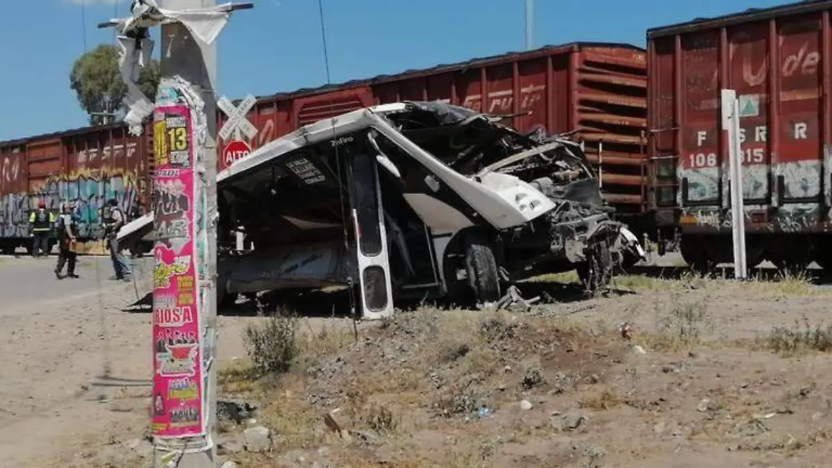 acciente tren en La Valla